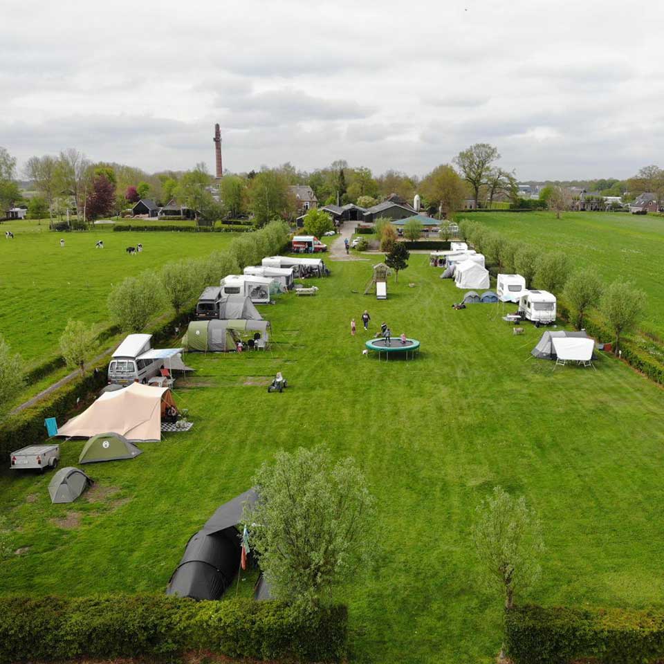 Overzicht van camping Kolderkamp