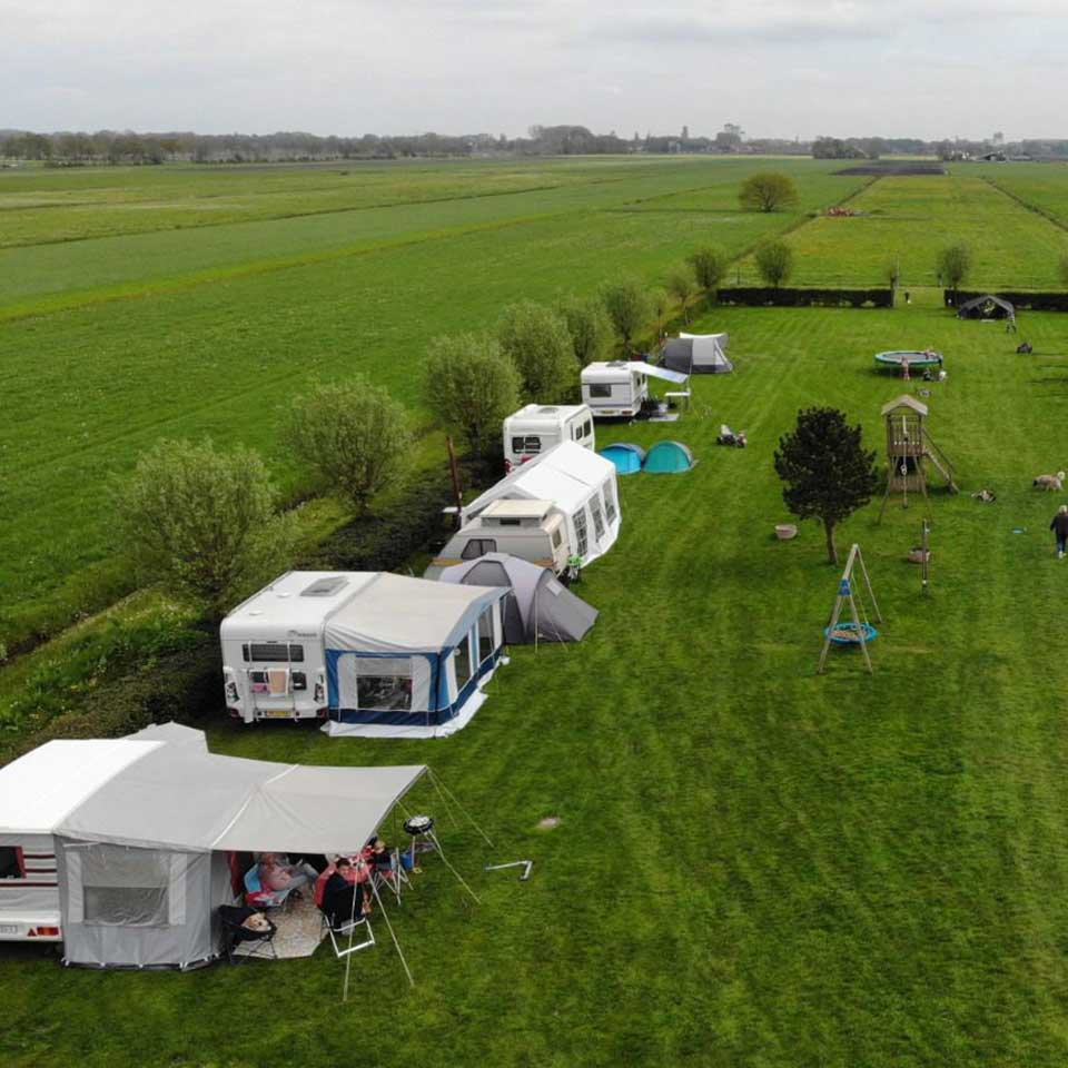 Overzicht van camping Kolderkamp